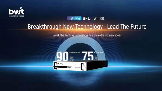 hakkında en son şirket haberleri BWT, Lightning 6000W fiber lazeri piyasaya sürdü | Daha küçük, daha hafif ve daha akıllı  0
